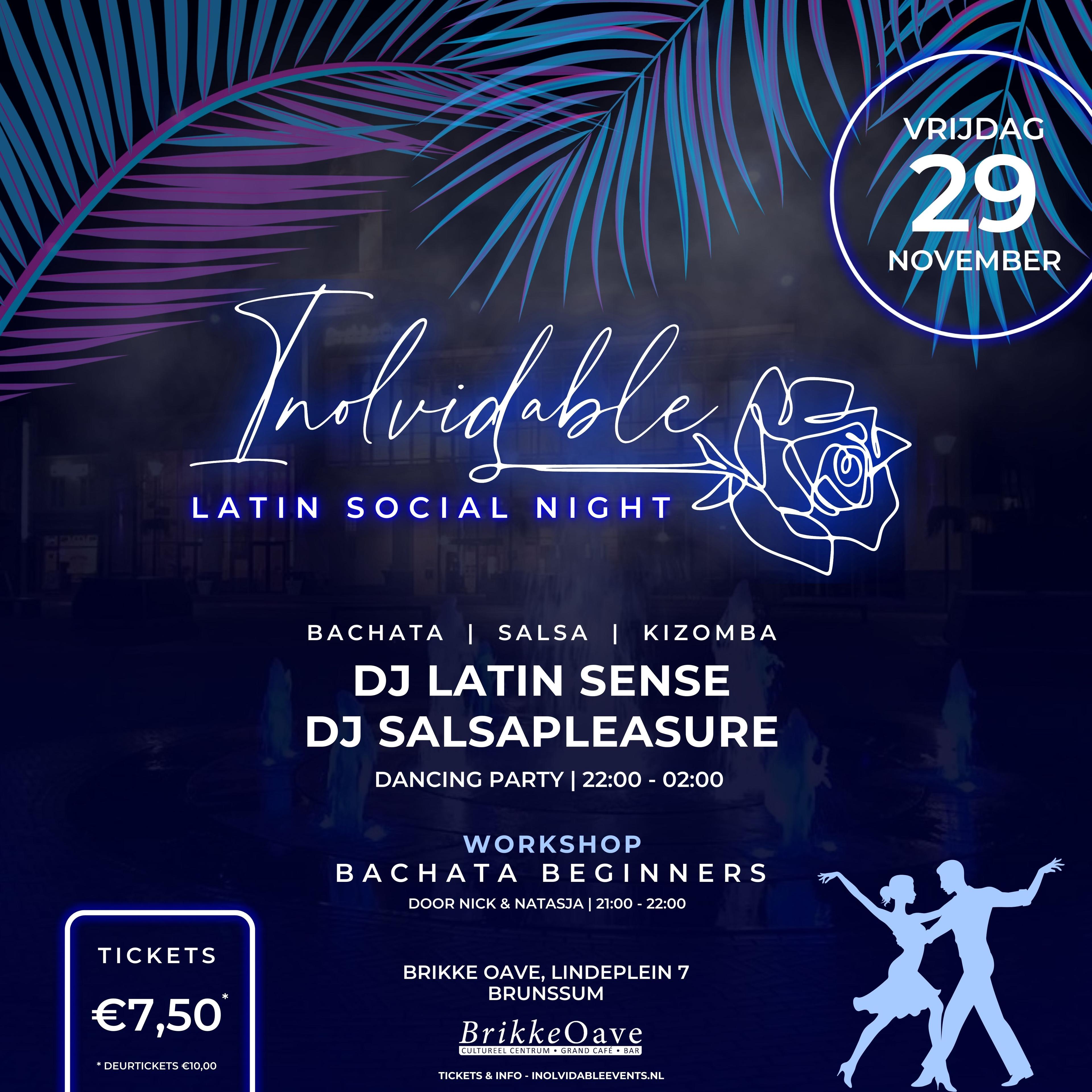 INOLVIDABLE LATIN SOCIAL NIGHT