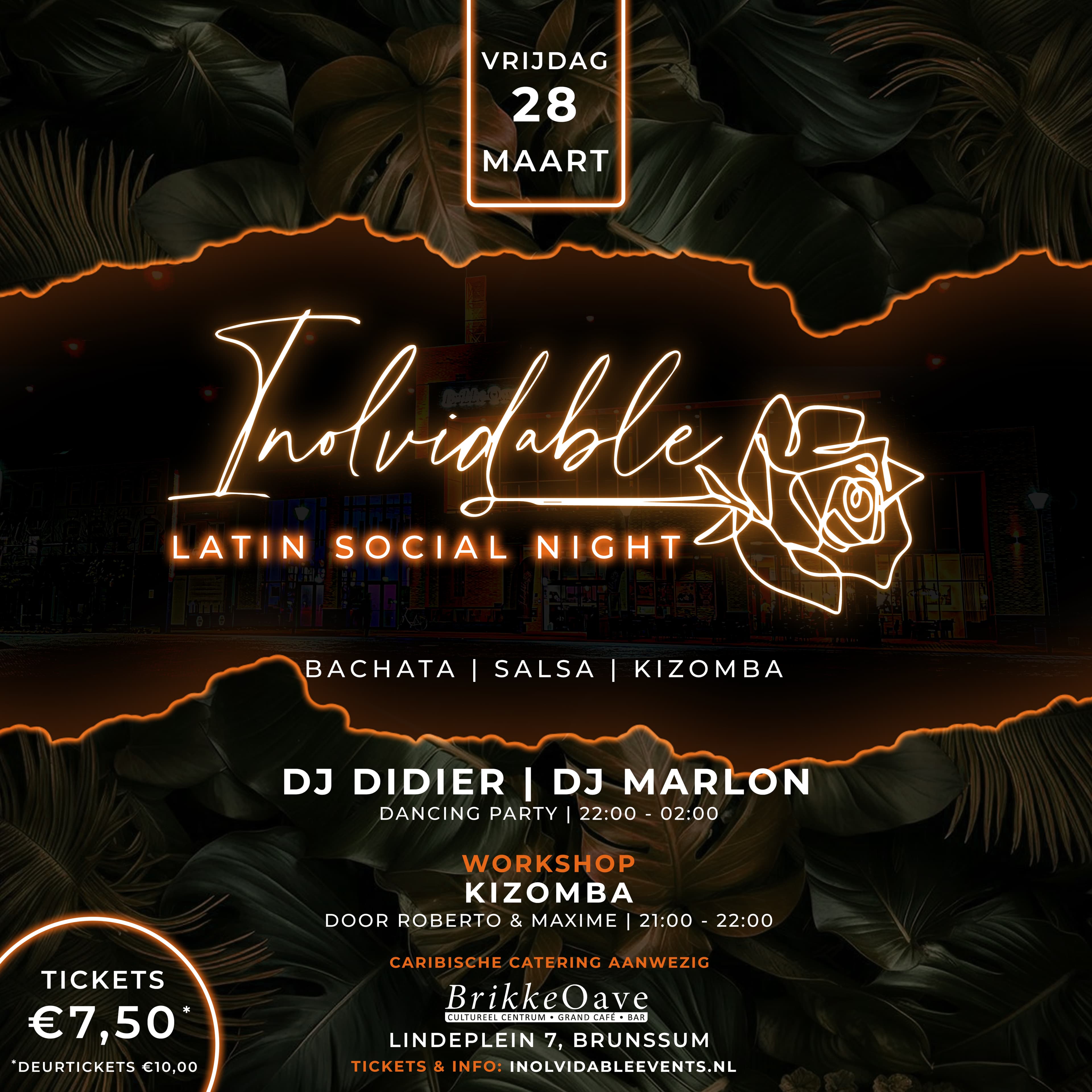 INOLVIDABLE LATIN SOCIAL NIGHT
